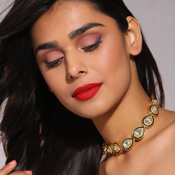 Ruby Raang Women's Kundan Necklace