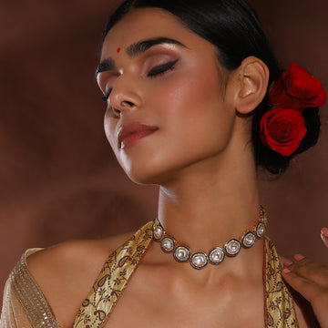 Ruby Raang Women's Kundan Necklace