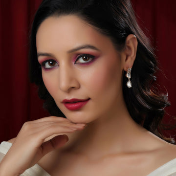 Ruby Raang Ambi Diamond and Gold Earrings