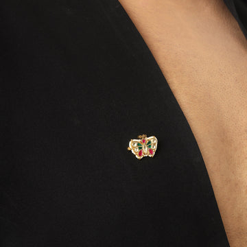 Ruby Raang Butter Fly Brooch