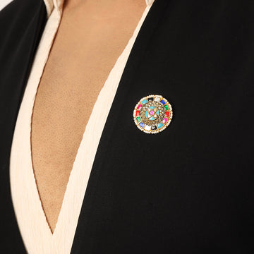 Navratan Brooch