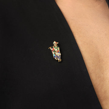 Navratan Murlidhar Kanha Ji Brooch
