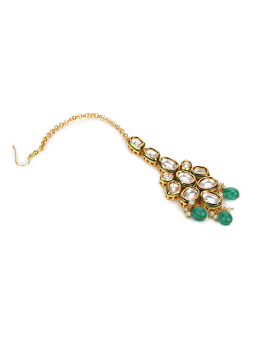 Kundan Stone Maang Tikka