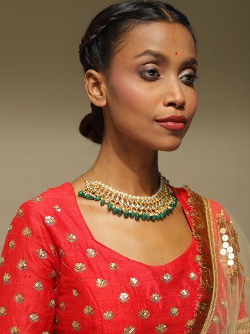 Ruby Raang Kundan Choker