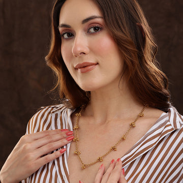 Ruby Raang's Brass Antique Polish Necklace
