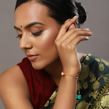 Ruby Raang Kundan Bracelet