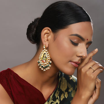 Maharani Kundan Earrings
