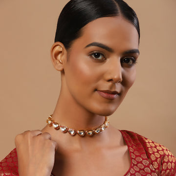Ruby Raang Women's Kundan Necklace