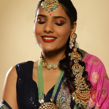 Maharani Kundan Beaded Braid/ Chotti