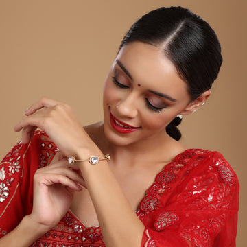 Ruby Raang Kundan Bangle 2'6