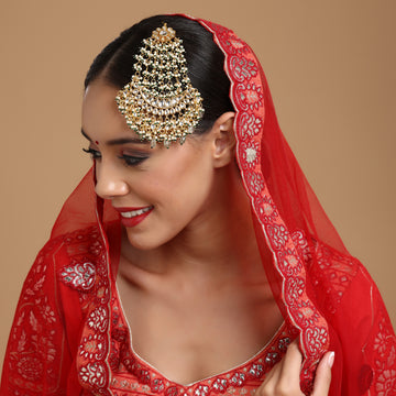 Ruby Raang Kundan and Stone Passa/Jhoomar
