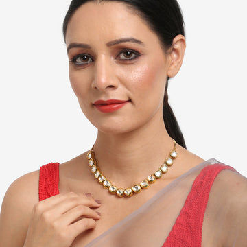 Ruby Raang Kundan Choker