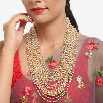 Layered Pearl Neckpiece