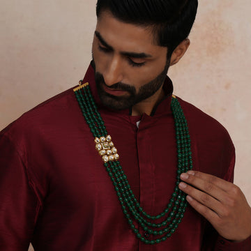 Ruby Raang Emerald Layered Neckpiece