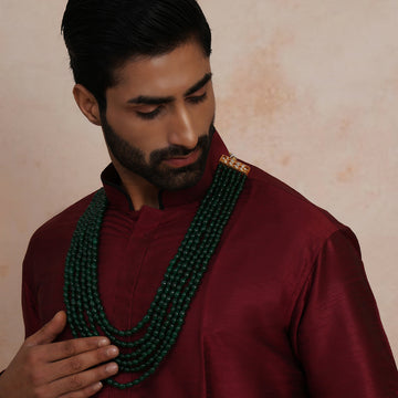 Ruby Raang Emerald Layered Neckpiece