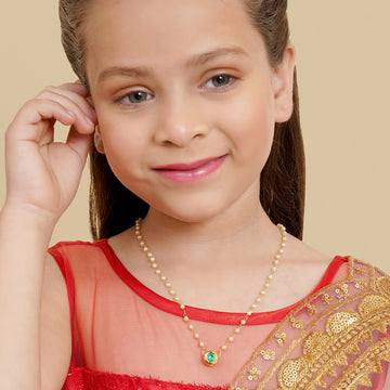 Kundan Necklace for Kids
