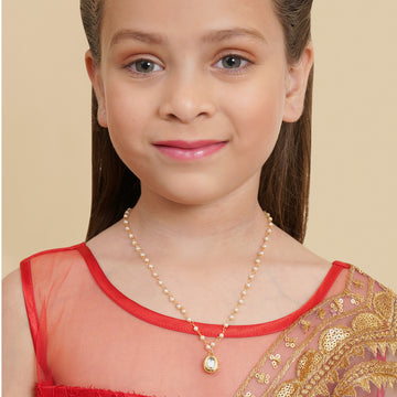 Kundan Necklace for Kids
