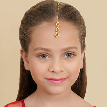 Kundan Maang Tikka for Kids