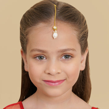 Kundan Maang Tikka for Kids