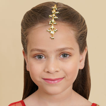 Kundan Maang Tikka for Kids
