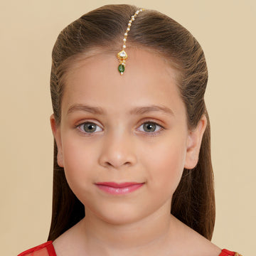 Kundan Maang Tikka for Kids