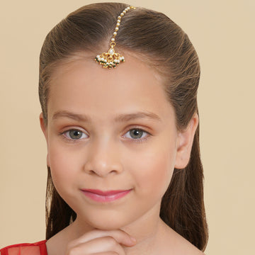 Kundan Maang Tikka for Kids