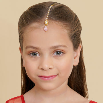 Kundan Maang Tikka for Kids