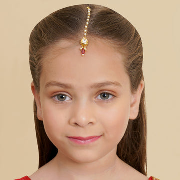 Kundan Maang Tikka for Kids