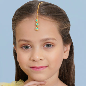 Kundan Maang Tikka for Kids