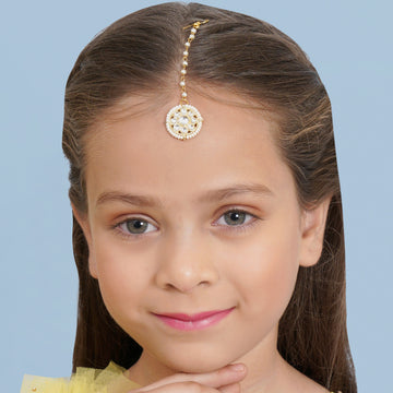 Kundan Maang Tikka for Kids