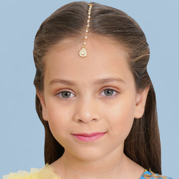 Kundan Maang Tikka for Kids - Girls