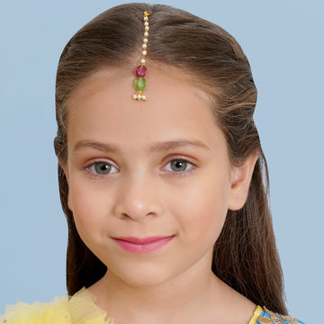 Kundan Maang Tikka for Kids
