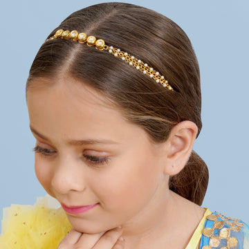 Kundan Hair Band for Kids