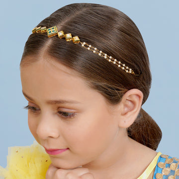 Kundan Hair Band for Kids