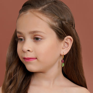 Stone Earrings for Kids