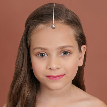 Ruby Raang Kundan Maang Tikka for Kids