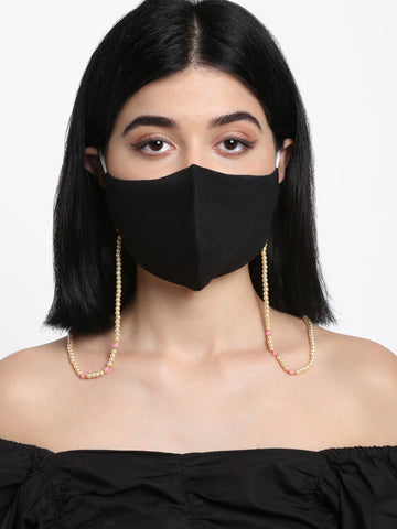 Stone And Gold Mask Chain
