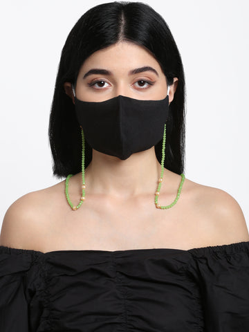 Stone And Gold Mask Chain