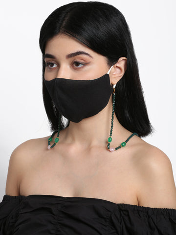 Stone And Gold Mask Chain