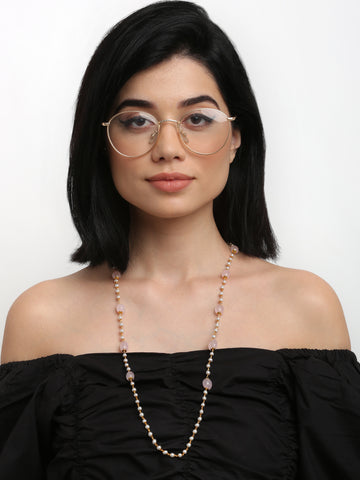 Stone And Gold Mask Chain