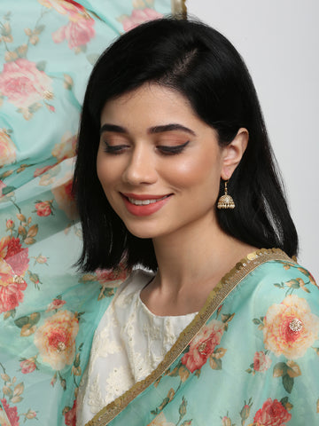 Ruby Raang Gold Jhumki