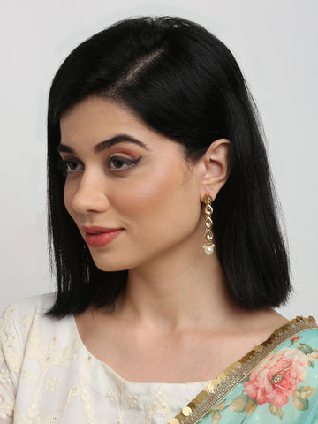 Ruby Raang Women's Kundan Earrings