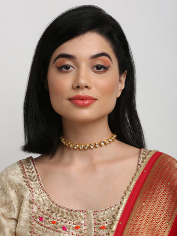 Ruby Raang Kundan Choker