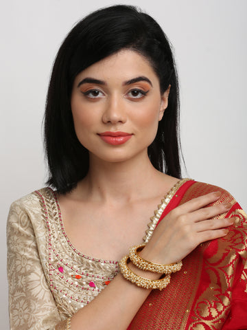 Pearl Embellished Bange (set of 2)