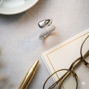 Bypass Dome & Pavé Ring