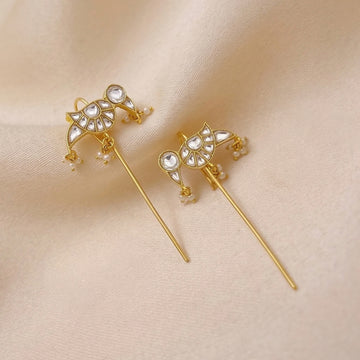 Ruby Raang Kundan Earcuff