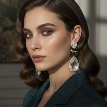 Horse Motif Earrings