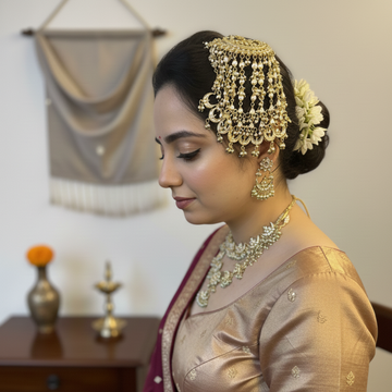 Ruby Raang Chand Bridal Jewelry Set