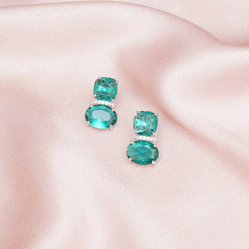 Jade Duet Studs