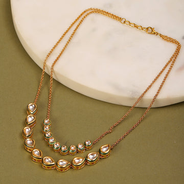 Our wide range of collection of Kundan Necklaces are available to shop online 